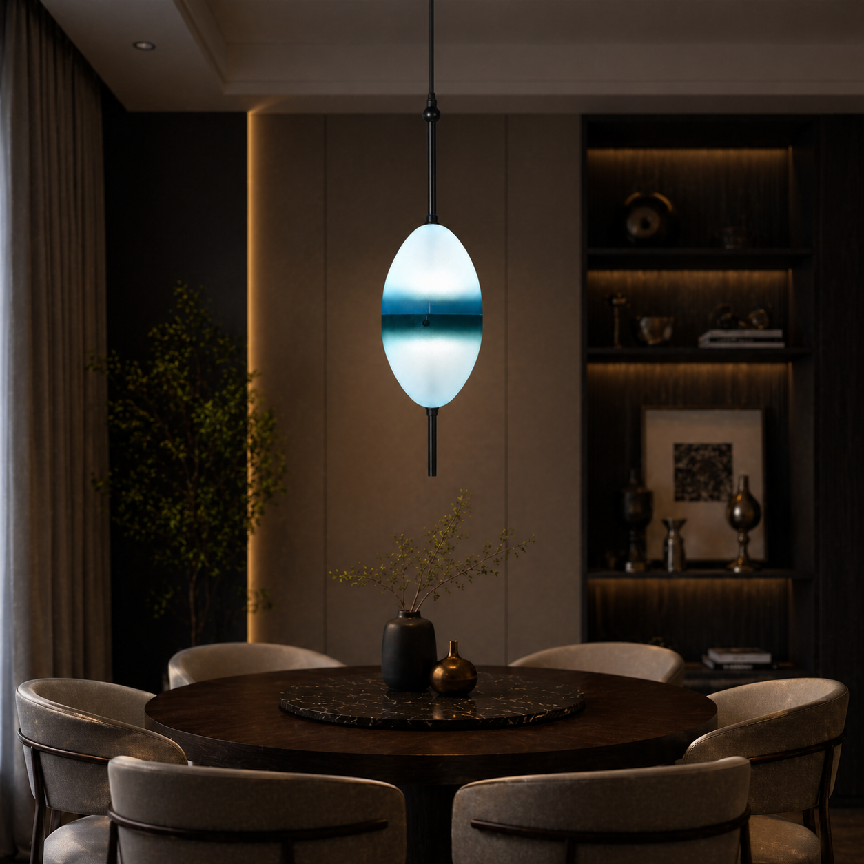 Marina Sphere (LED, Glass) Pendant Lamp