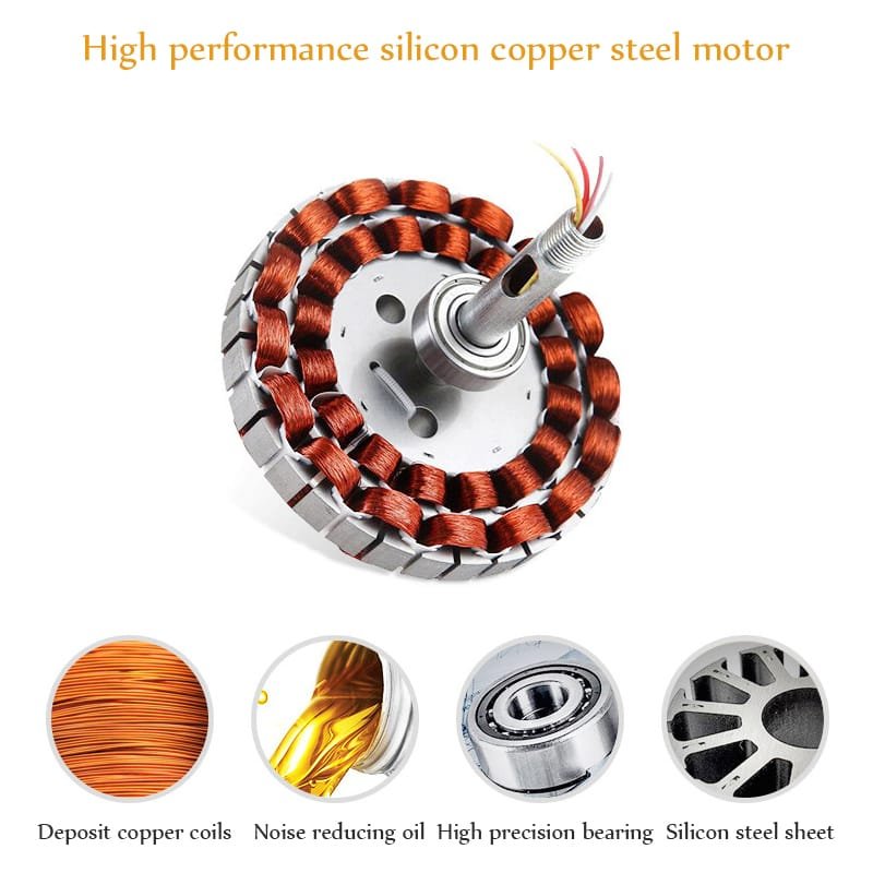 Curlew Pine Under-light Ceiling Fan | 50W BLDC Motor | 1320mm | Metal Body
