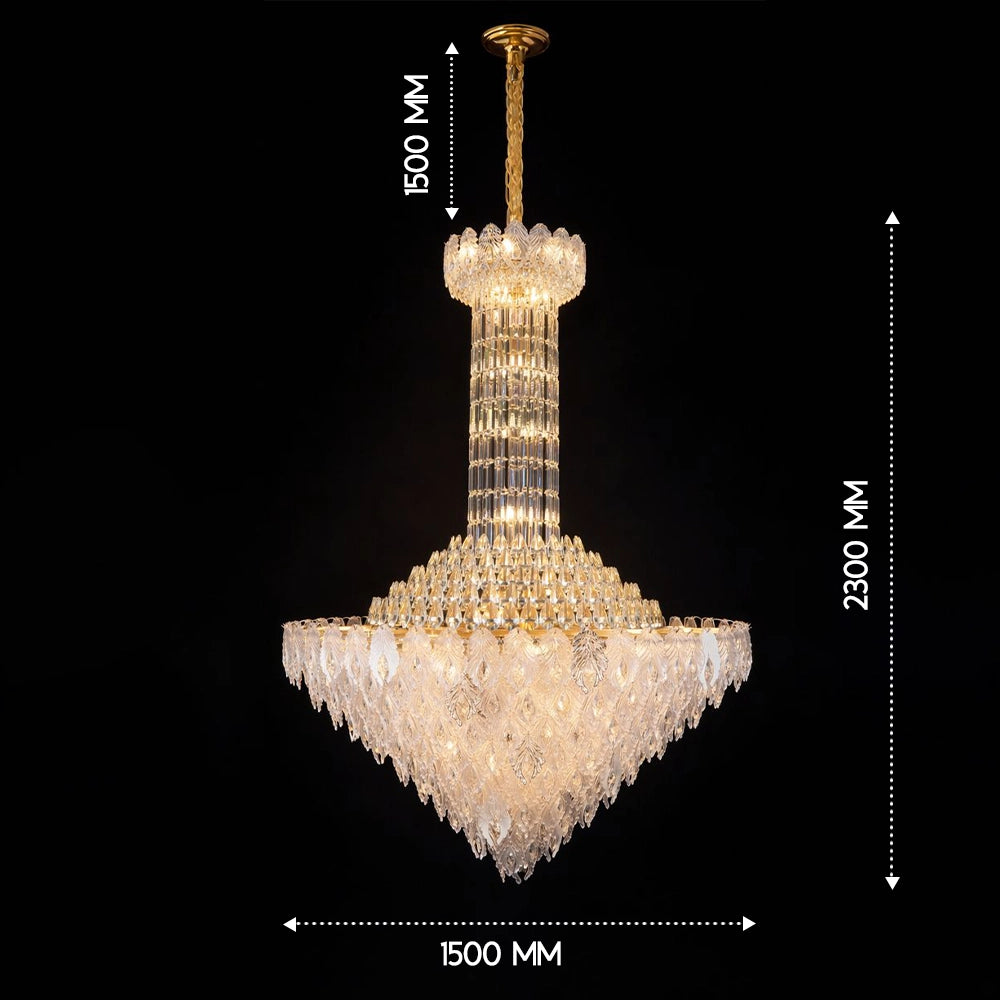 Stalactite Eclipse Tiered Chandelier