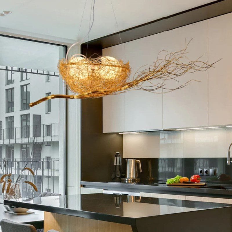 Bird's Retreat Linear Pendant Light