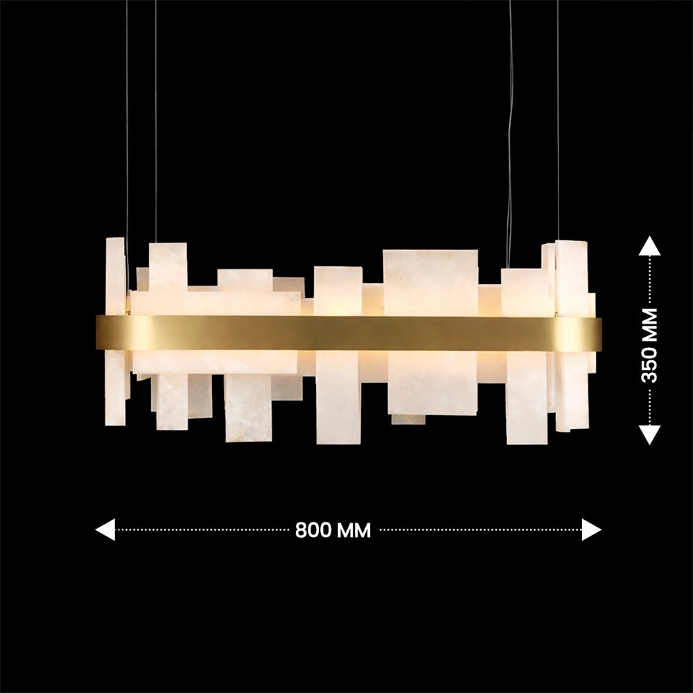 Strata Marble Skyline Chandelier