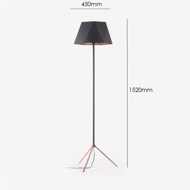 Blackened Gold Floor Lamp