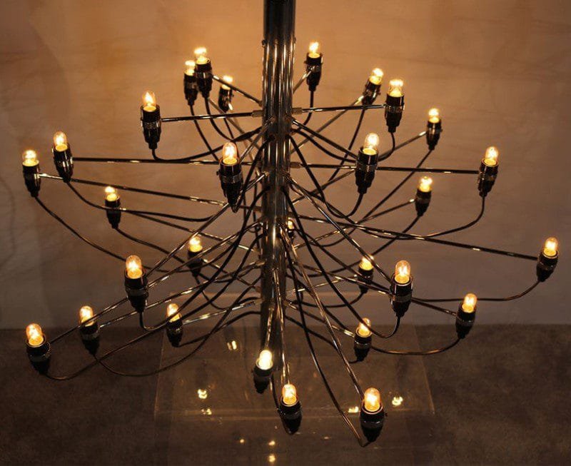 Bird of Paradise Black Chandelier