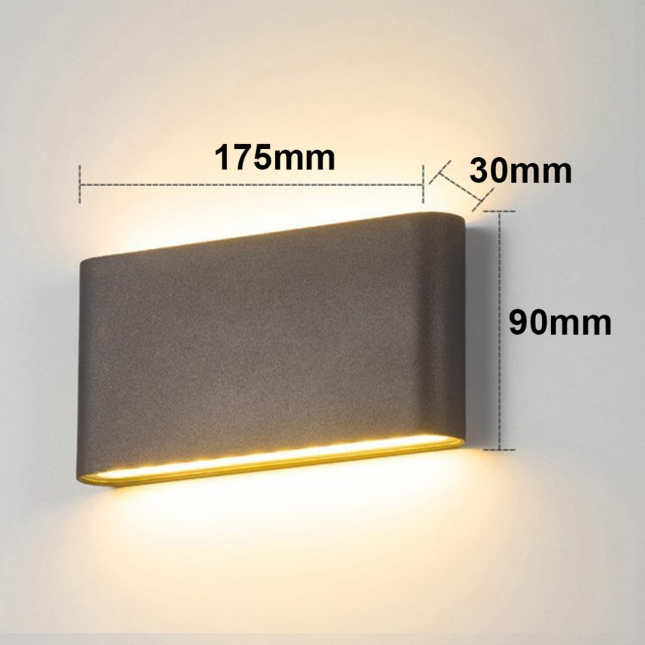 Sleek Waterproof LED Wall Light XL