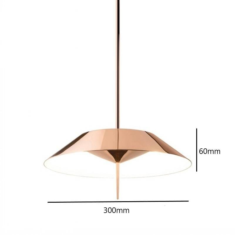 Pink Champagne LED Pendant Light
