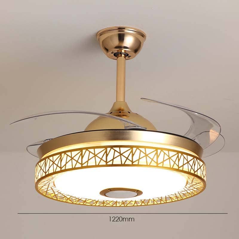 Seagull (with Lamp &amp; Bluetooth Speaker) Ceiling Fan | 38W BLDC Motor | 1220mm | Metal Body