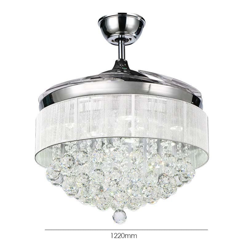 Herons (With lamp) Ceiling Fan | 38W BLDC Motor | 1220mm | Iron Body