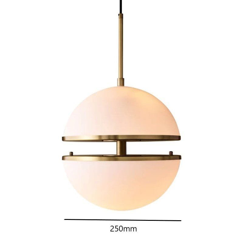Airy Half-Sphere Pendant Light