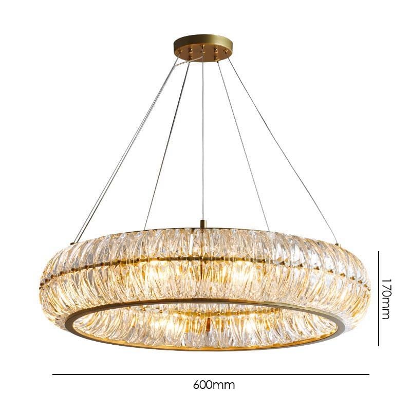 Marigold Glass Chandelier