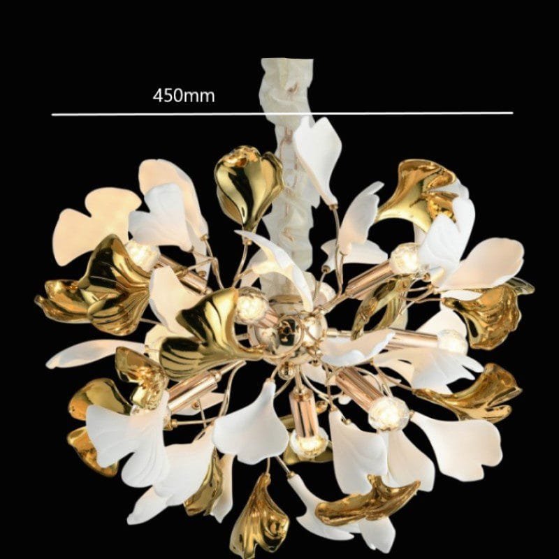 Ginko Round Ceramic Chandelier