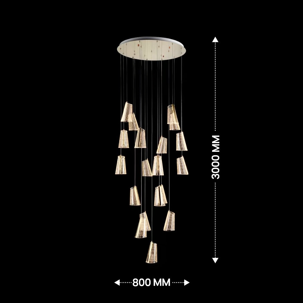 Auravine Cascade Pendant Chandelier