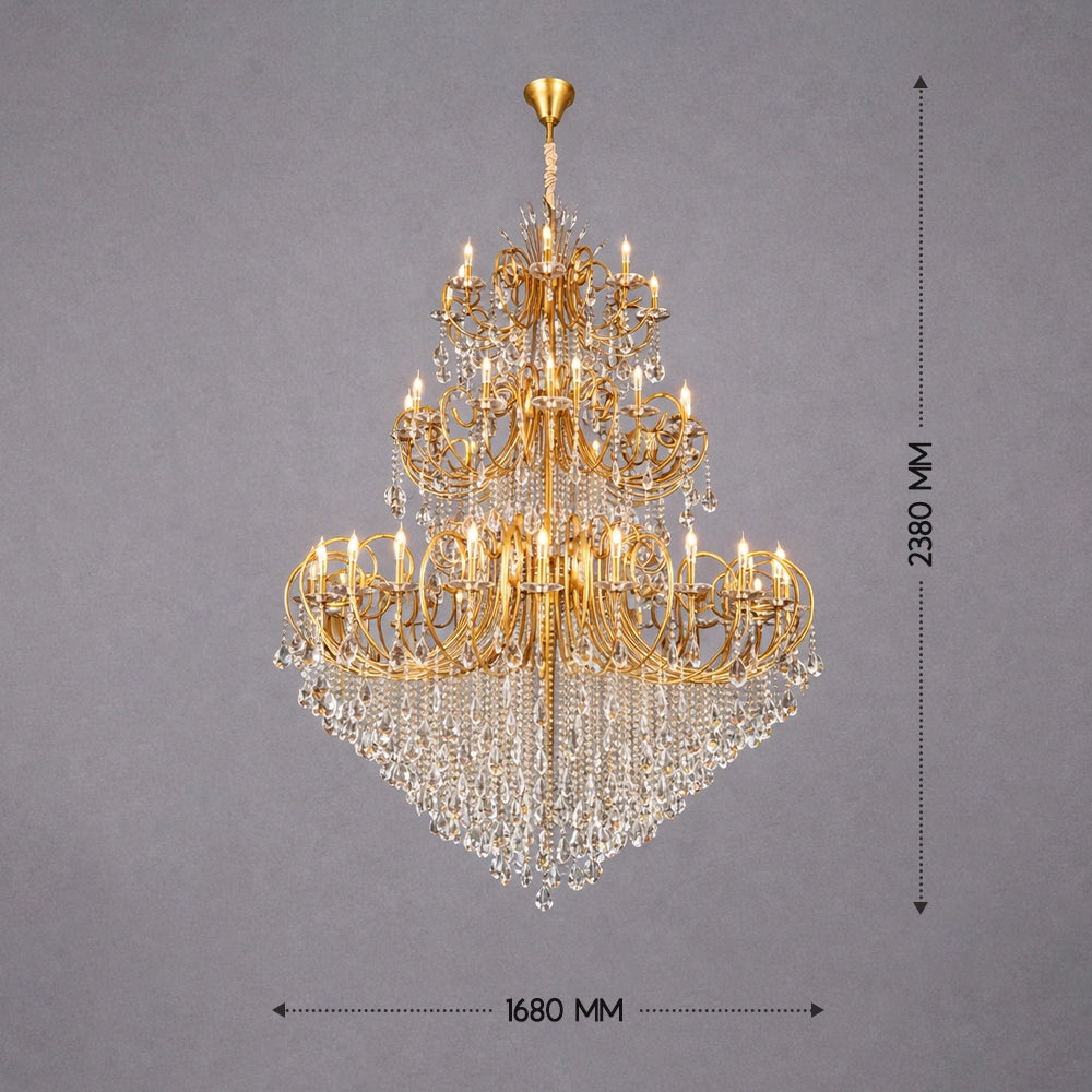Aurelian Grande Crystal Chandelier