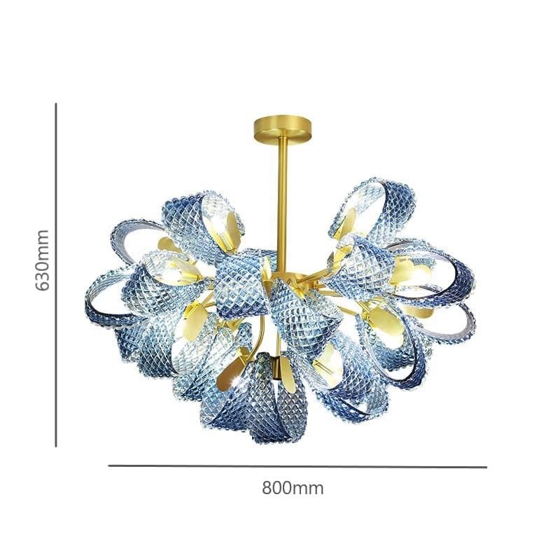 InfiniteInk Glass Chandelier