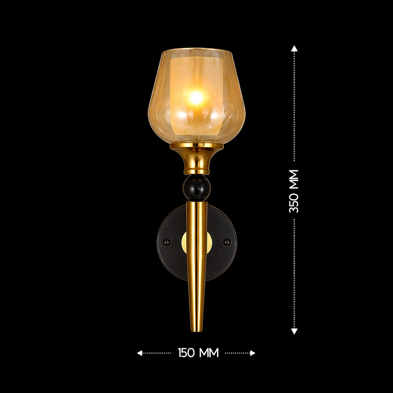 Aurelia Noir Wall Sconce