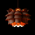 Forest Bloom Modern Ambient Wooden Pendant Light