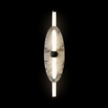 Transitional White Marble Modern Wall Sconce