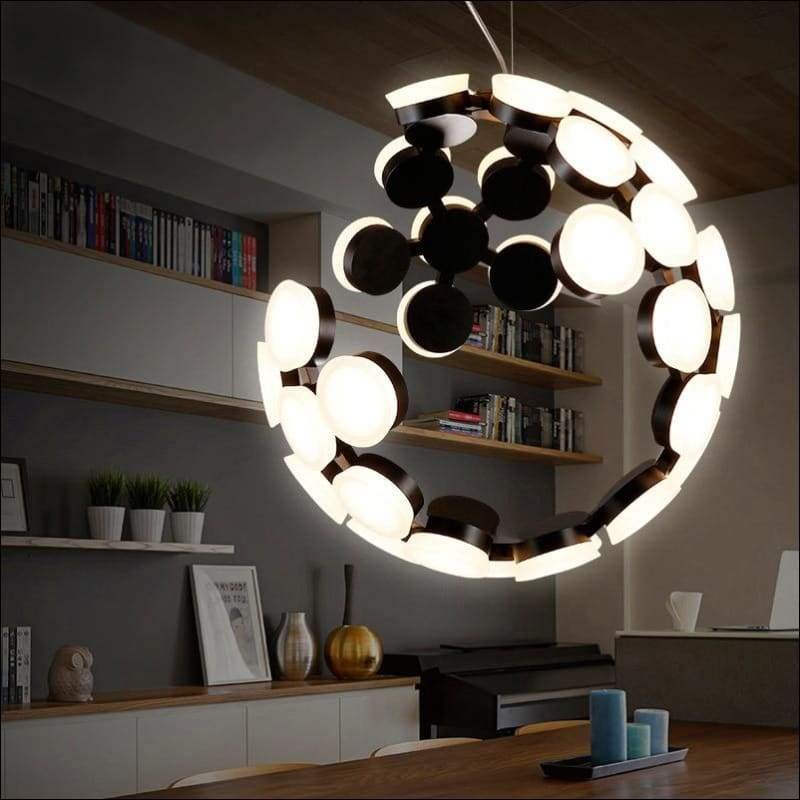 Moon Globe LED Inbuilt Chandelier