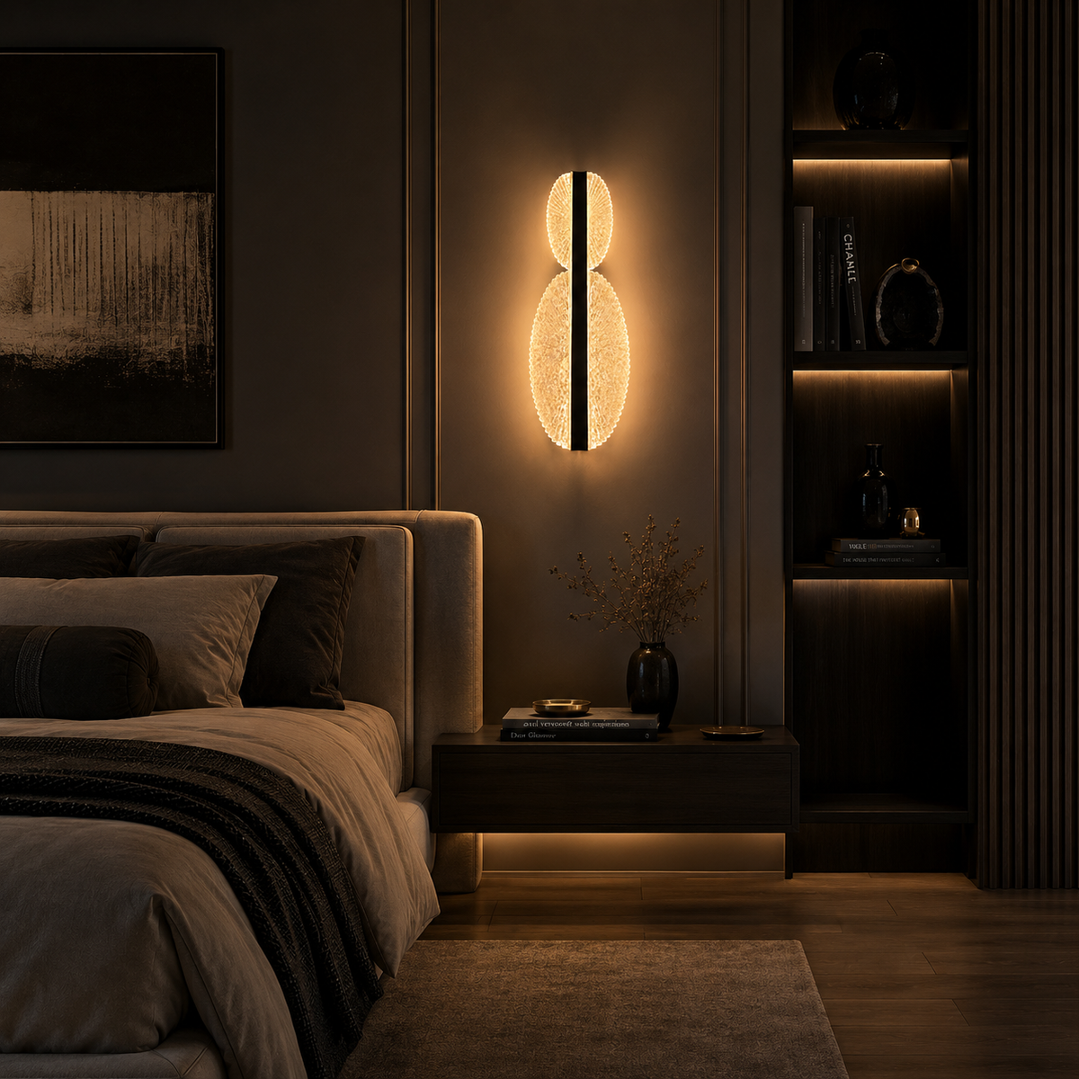 Aurevia Twin Crystal Wall Light