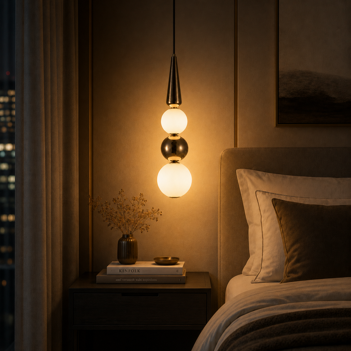 Monarch Orb Pendant Light – Sculptural Luxury for Contemporary Interiors