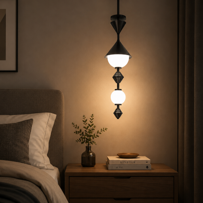 Obsidian Orbit Pendant Light – Architectural Luxury Lighting