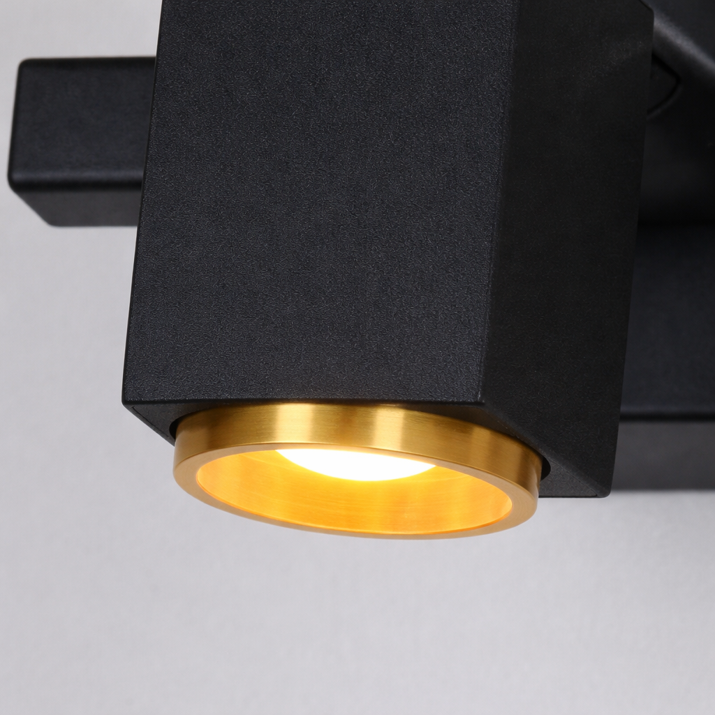 Noir Linear Duo Wall Spotlight