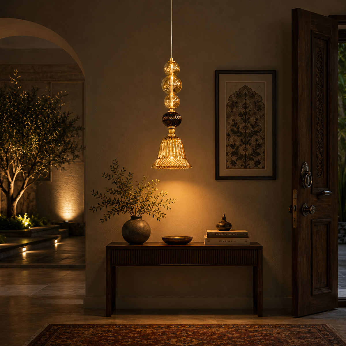 Aurora Bell Pendant Light – Elegant Luxury with Artistic Brilliance