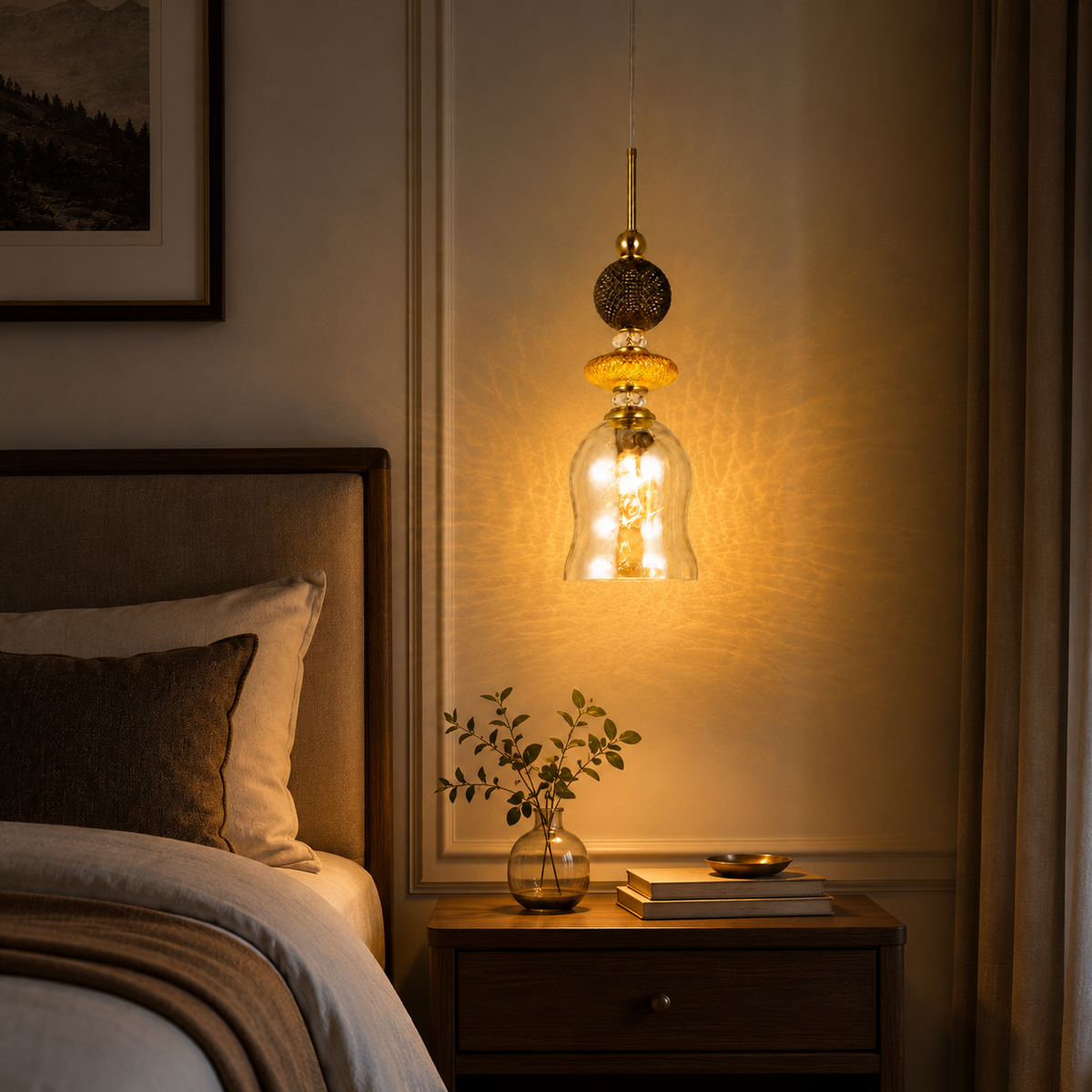Noir Luxe Pendant Light – Sophisticated Artistic Luxury Lighting