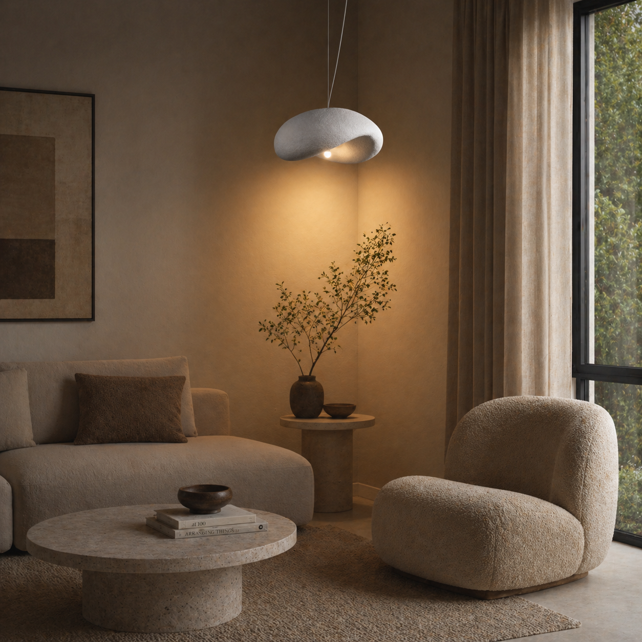 Elegant Abstract Pendant Light for Modern Luxury Interiors