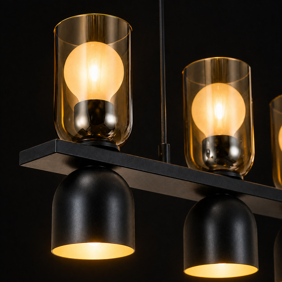 FusionGlow 4-Light Suspension Chandelier