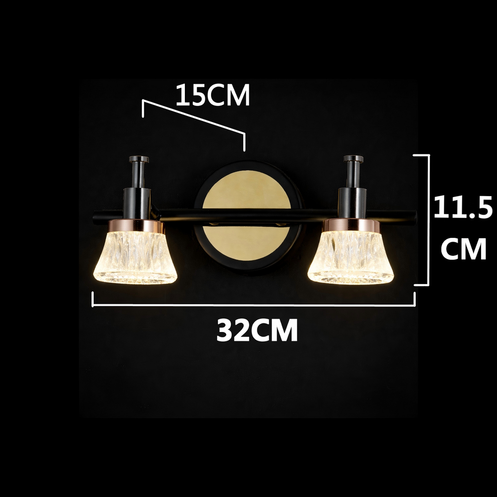 Eclipse Crystal Duo Vanity & Mirror Light