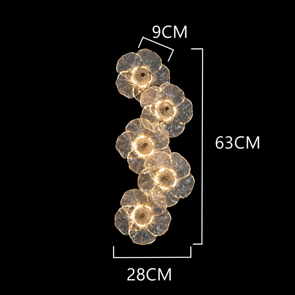 Celestia Bloom Cascade Wall Lamp