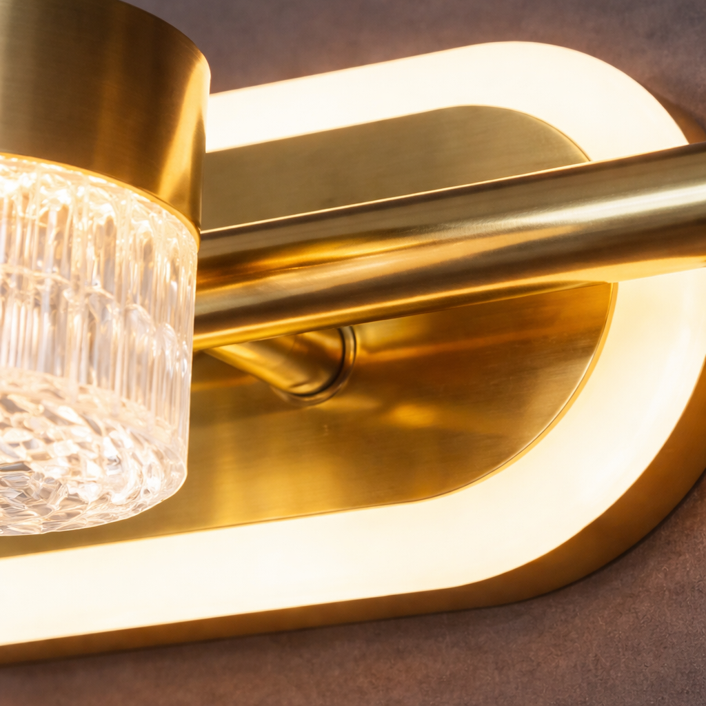Triora Gold Crystal Glow Vanity MirrorLight