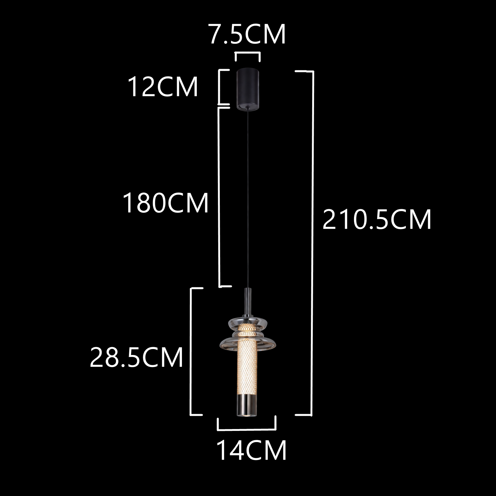 Celestra Prism Pendant