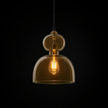 Hearthstone Drop - Modern Glass Bedside Pendant Light