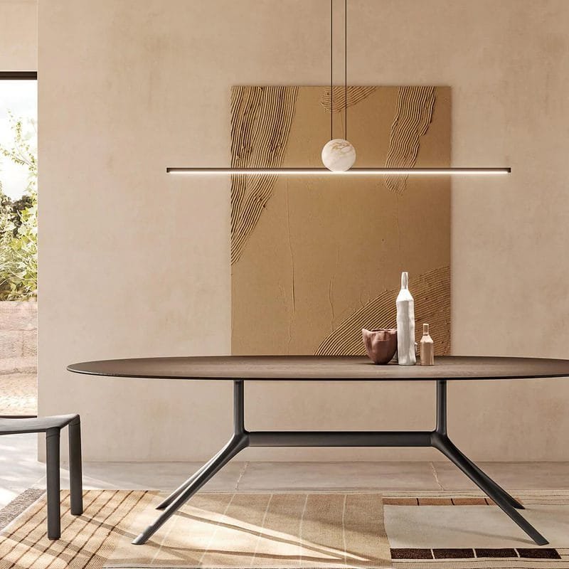 Fine Line Marble Hanging Light