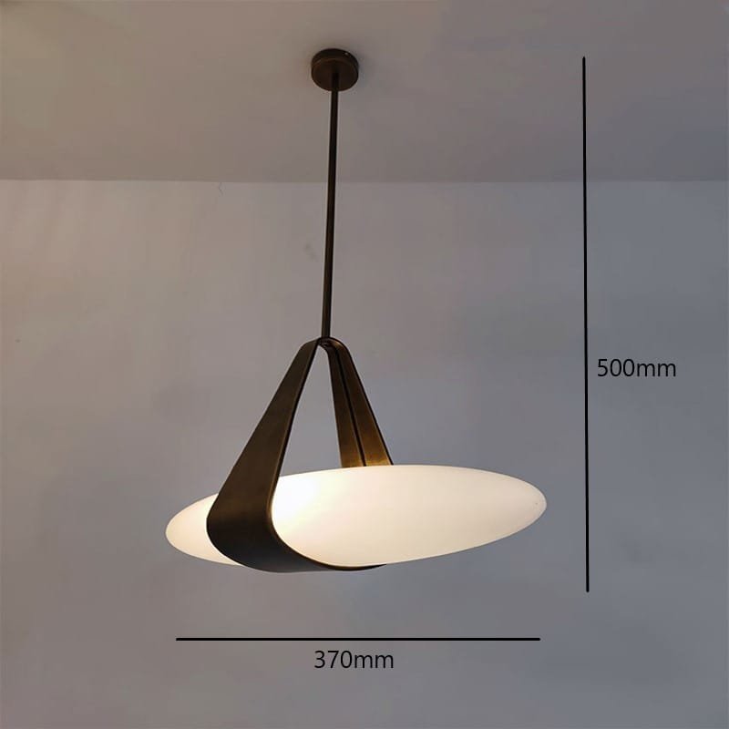 Leatherlume (Leather, Glass) Pendant