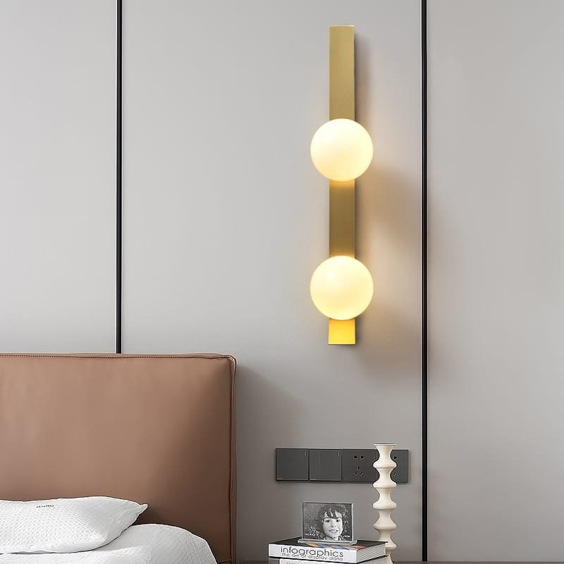 Golden Notes Double LED Wall Lamp