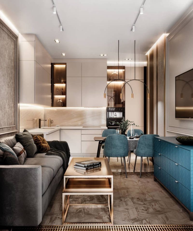 Sinous Twins Pendant Light