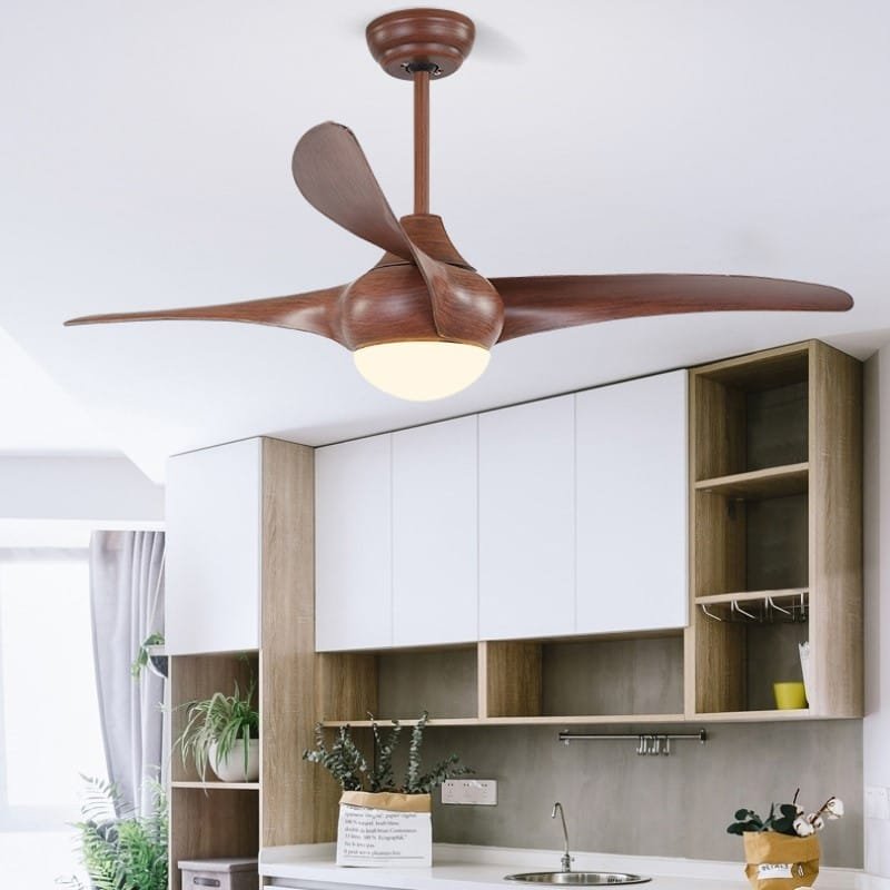 Curlew Dark Brown Under-light Ceiling Fans | 50W BLDC Motor | 1320mm | Metal Body