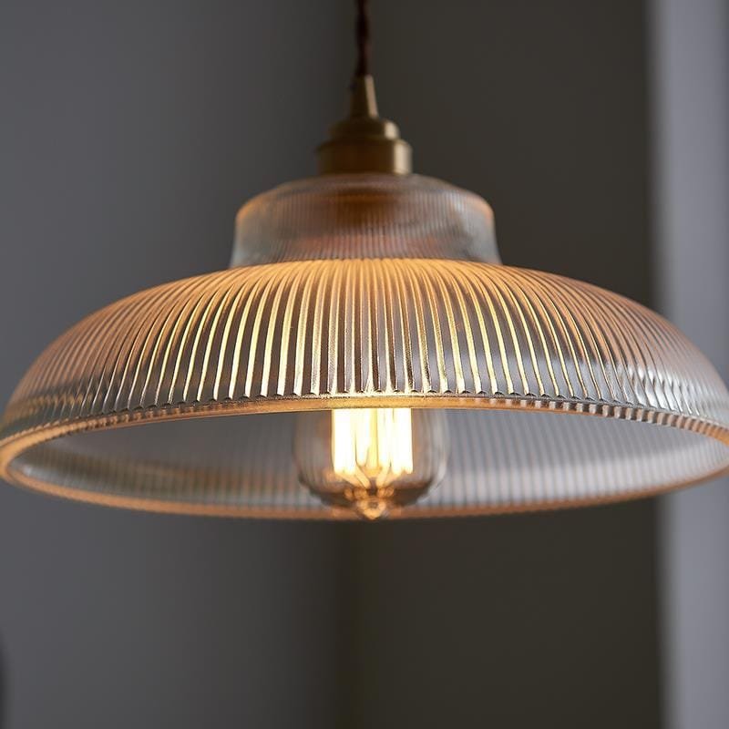 Crystal Strip Glass Pendant Light