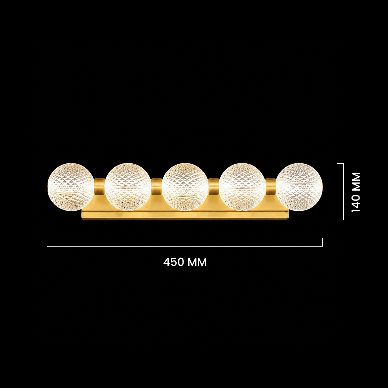 Globo's Chorus 5 LED Wall Lamp