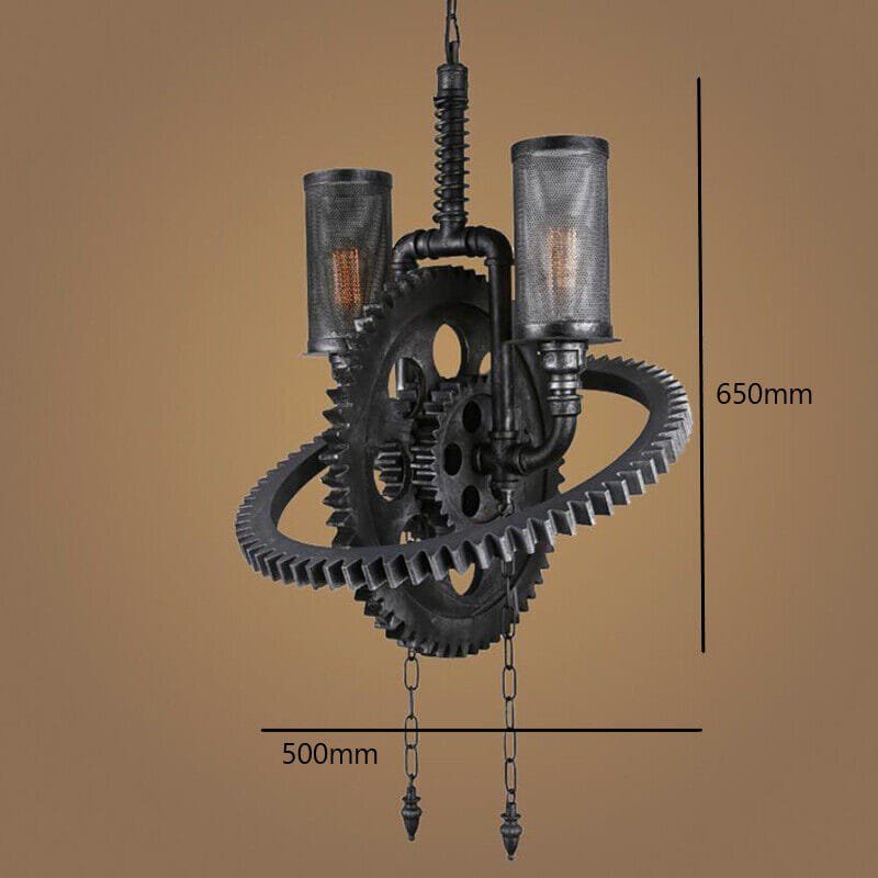 Vintage Gear Pendant Light