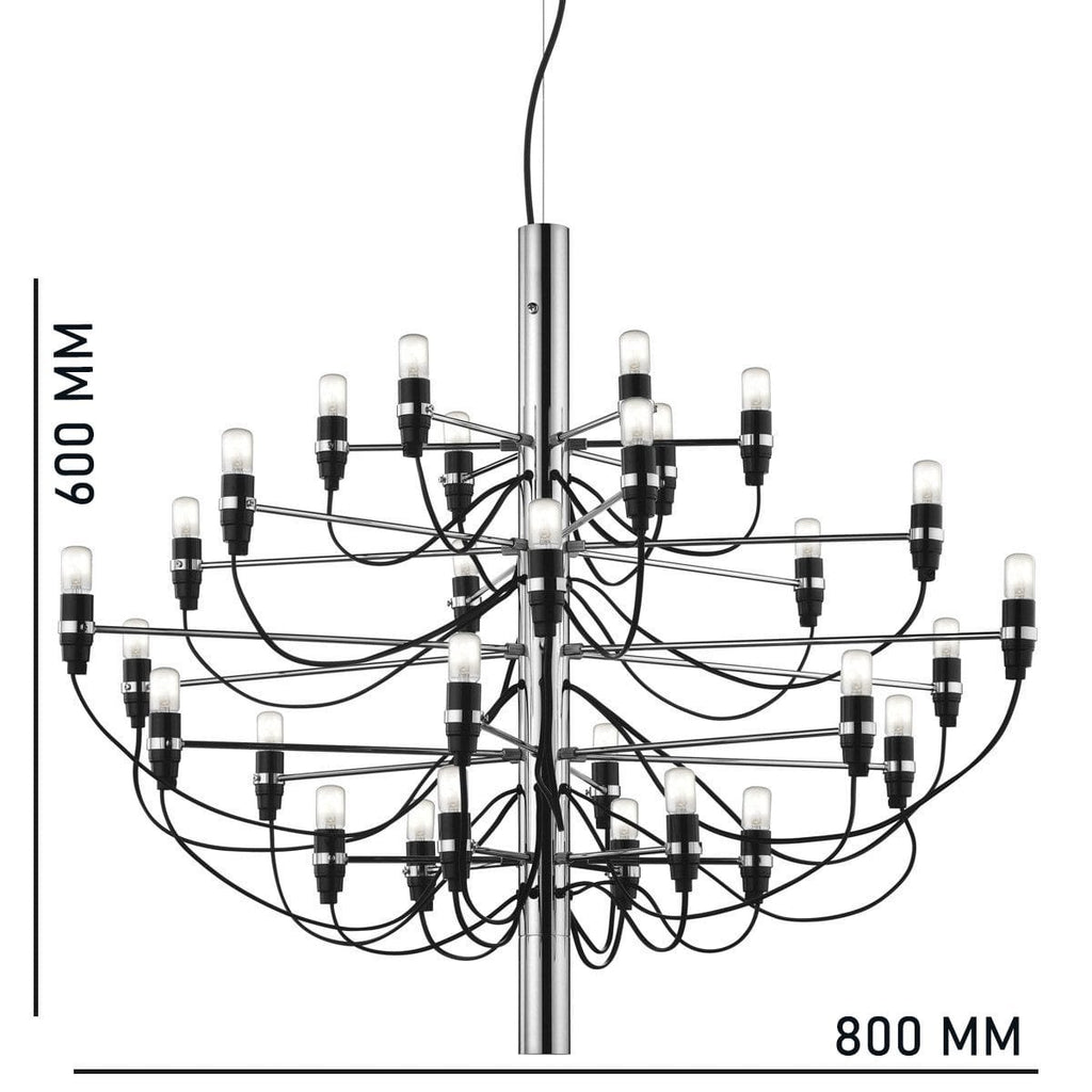 Bird of Paradise Black Chandelier