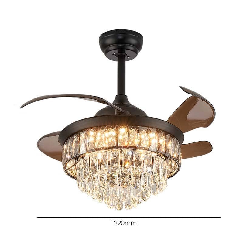 Nightjar (With lamp) Ceiling Fan | 38W BLDC Motor | 1220mm | Iron Body