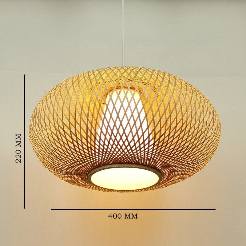 Country Bamboo Coastal Style Rattan Pendant Lamp