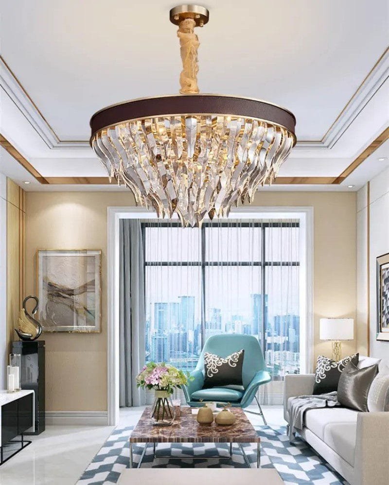 Crystal Cascade (2 Sizes) Crystal Chandelier