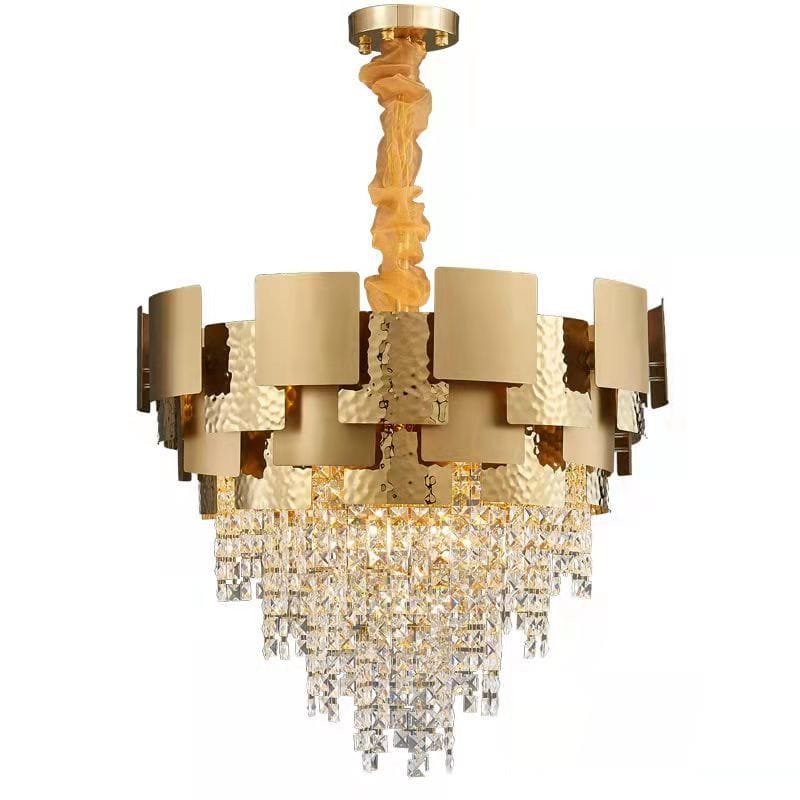Golden Hour (Round, 2 Sizes) Crystal Chandelier