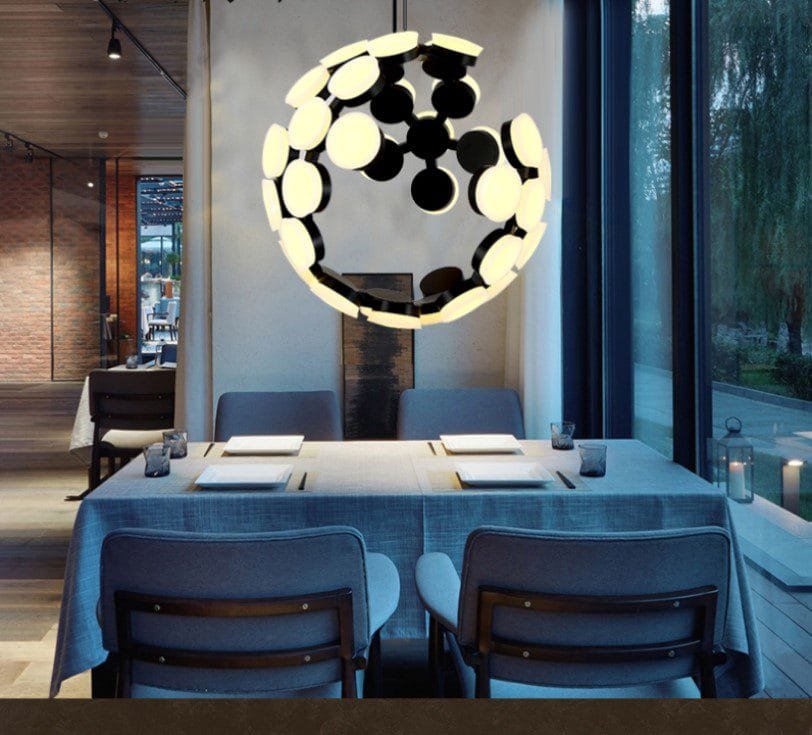 Moon Globe LED Inbuilt Chandelier