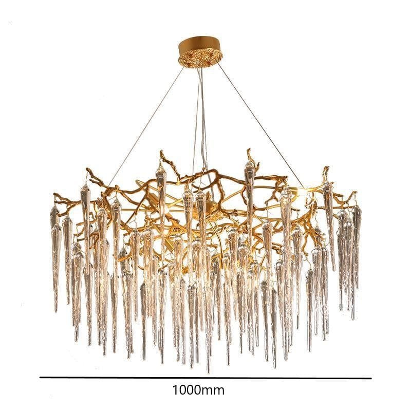 Frozen Drop (Round) Crystal Chandelier