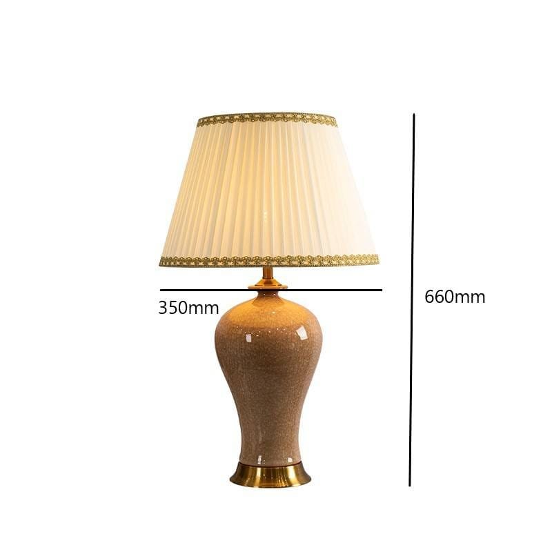 Enchanted (Ceramic, Fabric) Table Lamp